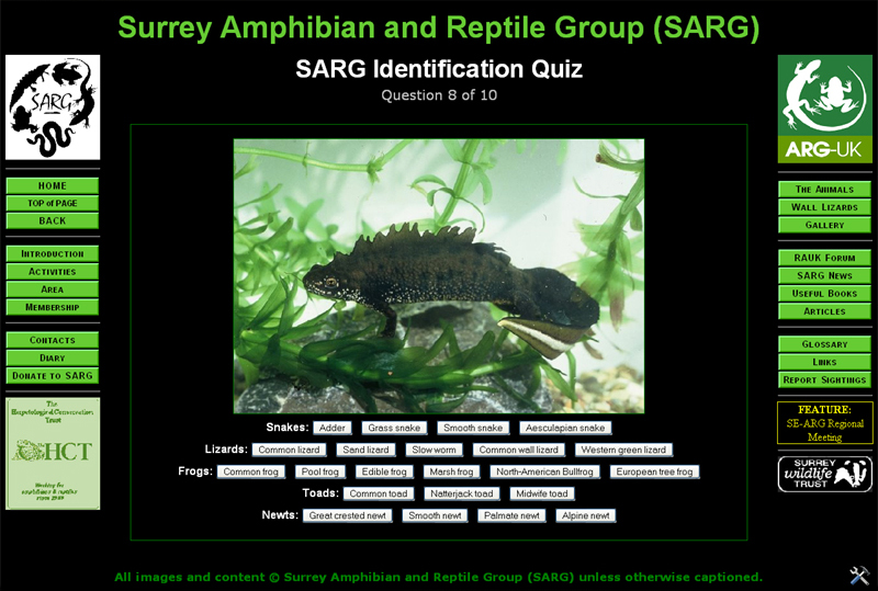 SARG ID Quiz